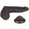 LoveToy SlidingSkin Gode avec Bourses Sliding Skin 17 x 4cm Noir